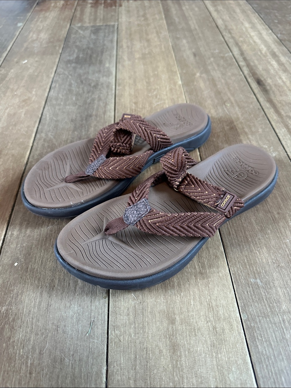 CoFace Brown Sandals women’s size 8